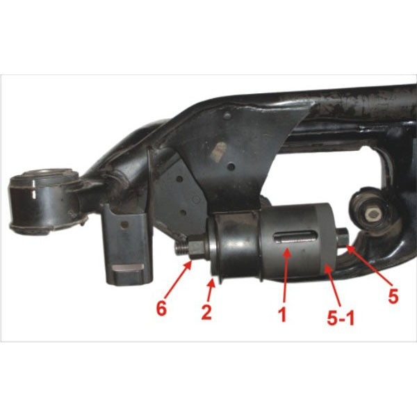 Набор для снятия/установки сайлентблоков подрамника заднего дифференциала BMW E46, E85 JTC 1556 - фото 2 - id-p915726868