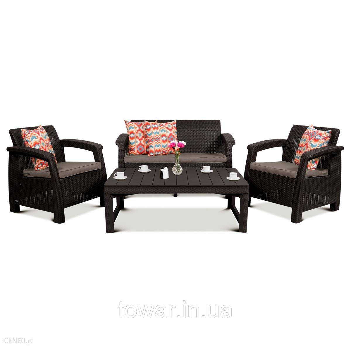 Набір садових меблів Curver Corfu Set Lyon