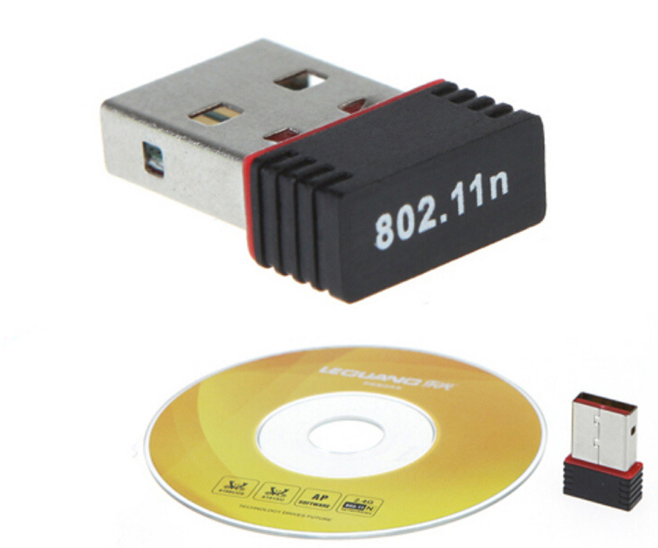 Адаптер wi-fi бездротовий 150M USB 802.11n LAN + диск драйвера