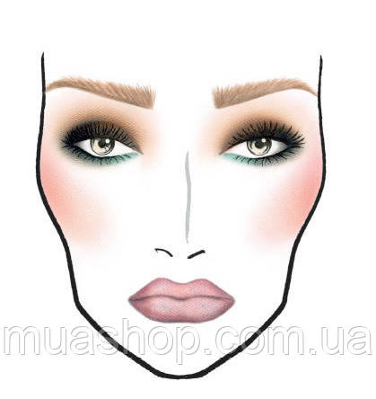 FACE-CHART(Фейс-чарт) от MAKE UP FOR LIFE (для макияжа) - фото 2 - id-p915694233