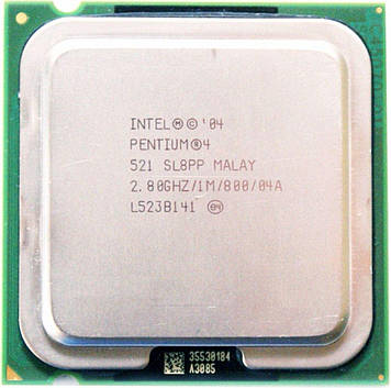 Процесор Intel Pentium 4 521 2.80 GHz / 1M / 800 (SL8PP) s775, tray