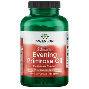 Swanson Нжк Evening Primrose Oil Олія примули вечірньої 1500 мг, 100 капс