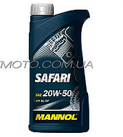 Олія 4T, 1 л (SAE 20W-50, мінеральна, Safari API SL/CF) MANNOL