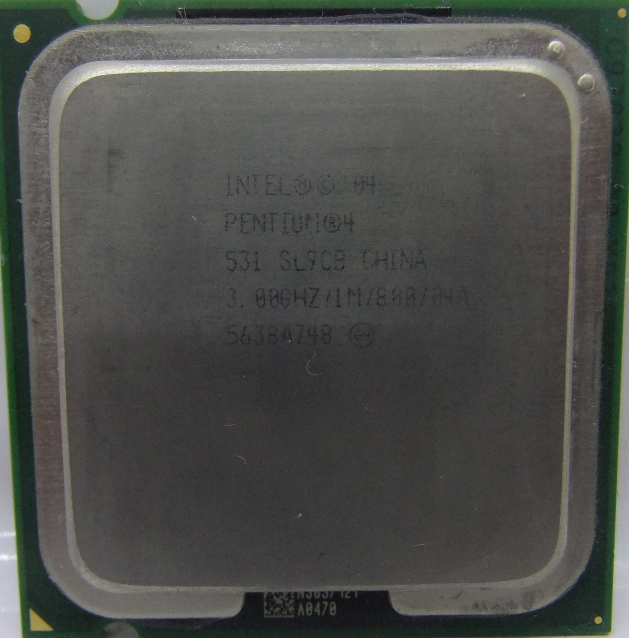 Процессор Intel Pentium 4 531 3.00GHz/1M/800 (SL9CB) s775, tray (ID ...