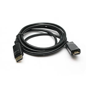 Відео кабель PowerPlant HDMI - DisplayPort, 1.8 м, позолочені конектори, V 1.3