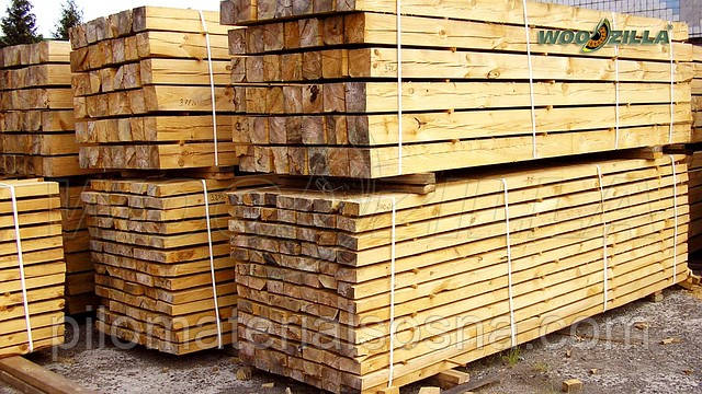 [50х150 150х50 50х50] Брус обрізний Київ ціна — 4800 грн/м3 <unk> Купити пиломатеріали, дошка, бруси, фото 1