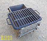 Мангал чавунний розбірний 410х260 мм гриль, барбекю, чавунне лиття, фото 6