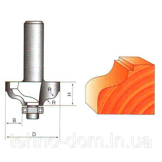 Фреза ГЛОБУС 2006 R4 крайкова калевкова