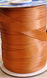 Коса бейка атласна, (золотистого кольору) 1.5 см, фото 2