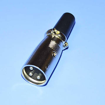 Штекер CANON (XLR) кабельний 3pin WTY0043