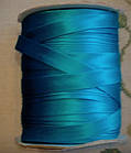 Коса бейка атласна, (бірюзового кольору) 1.5 см