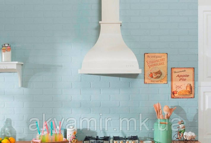 Витяжка для кухні Fabiano NeoRustic 60 Біла емаль (WHITE) ретро