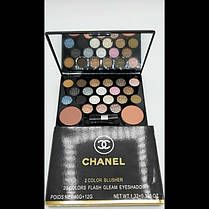 Набір тіні 20 кольорів + румяня 2 кольори Chanel 40g+12g, фото 4