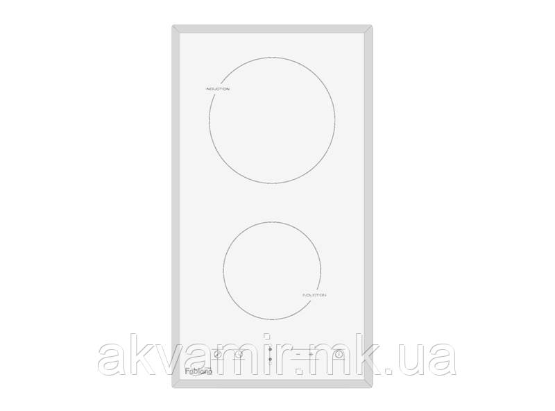 Варильна панель Fabiano FHI 152 iTC Біле скло (WHITE GLASS) індукційна