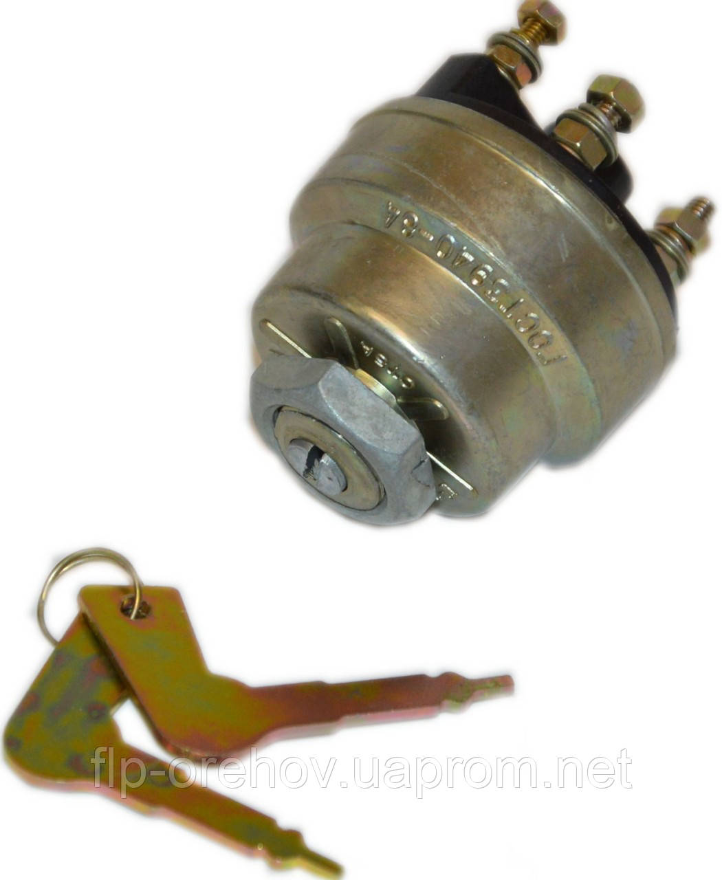 Замок запалення з ключами 12V 24V 60А (ВК-856Б ГОСТ 3940-В4) 4 контакту