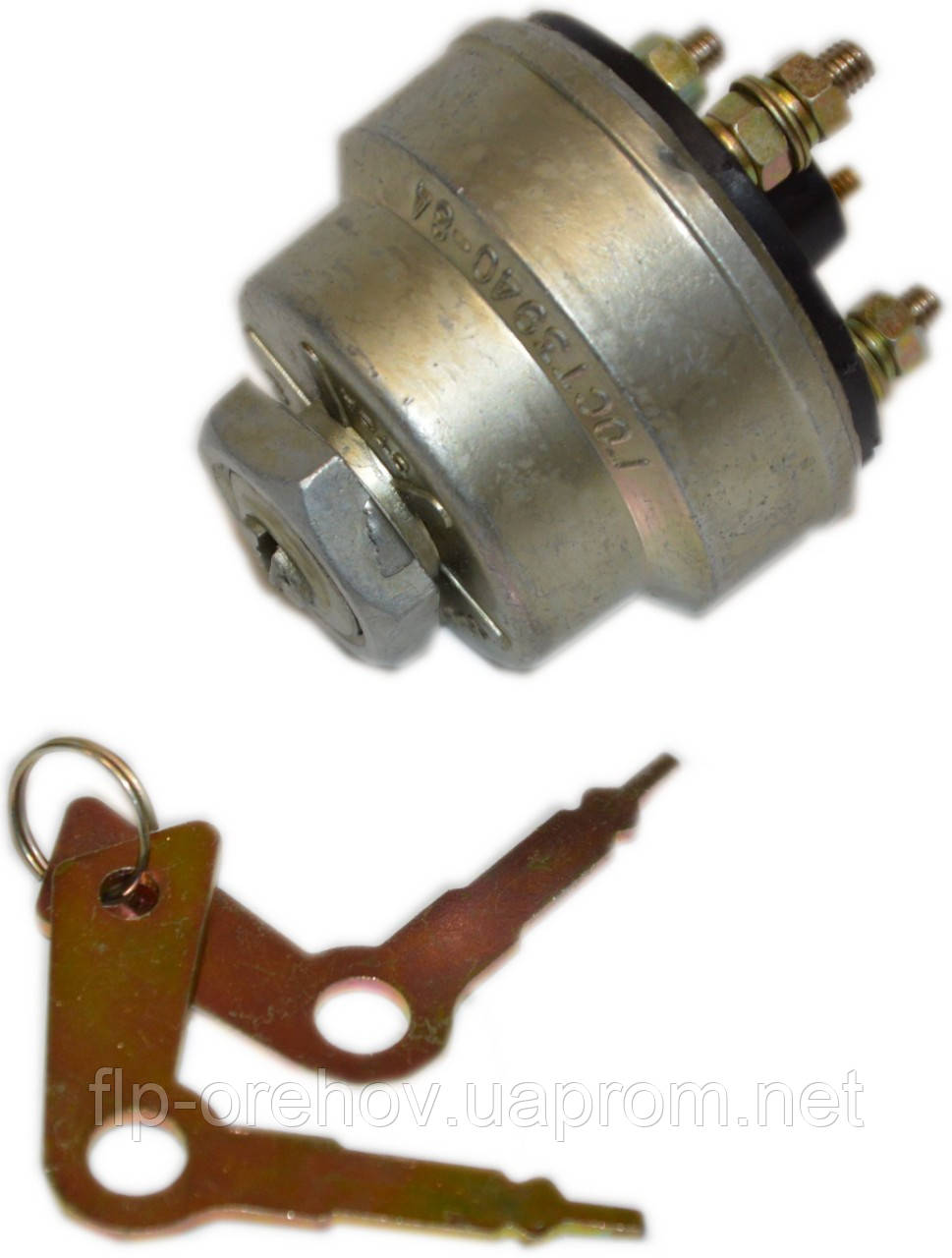 Замок запалення з ключами 12 V 24 V 60А 5 контактів ВК-856БГОСТ 3940-В4