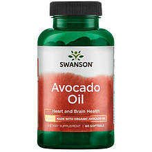 Avocado Oil, Swanson, 1 gram 60 капсул