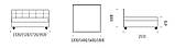 Ліжко-подіум "ВЕРОНА" 180 на підіймачі без матраца (матрац купується додатково на вибір);, фото 9