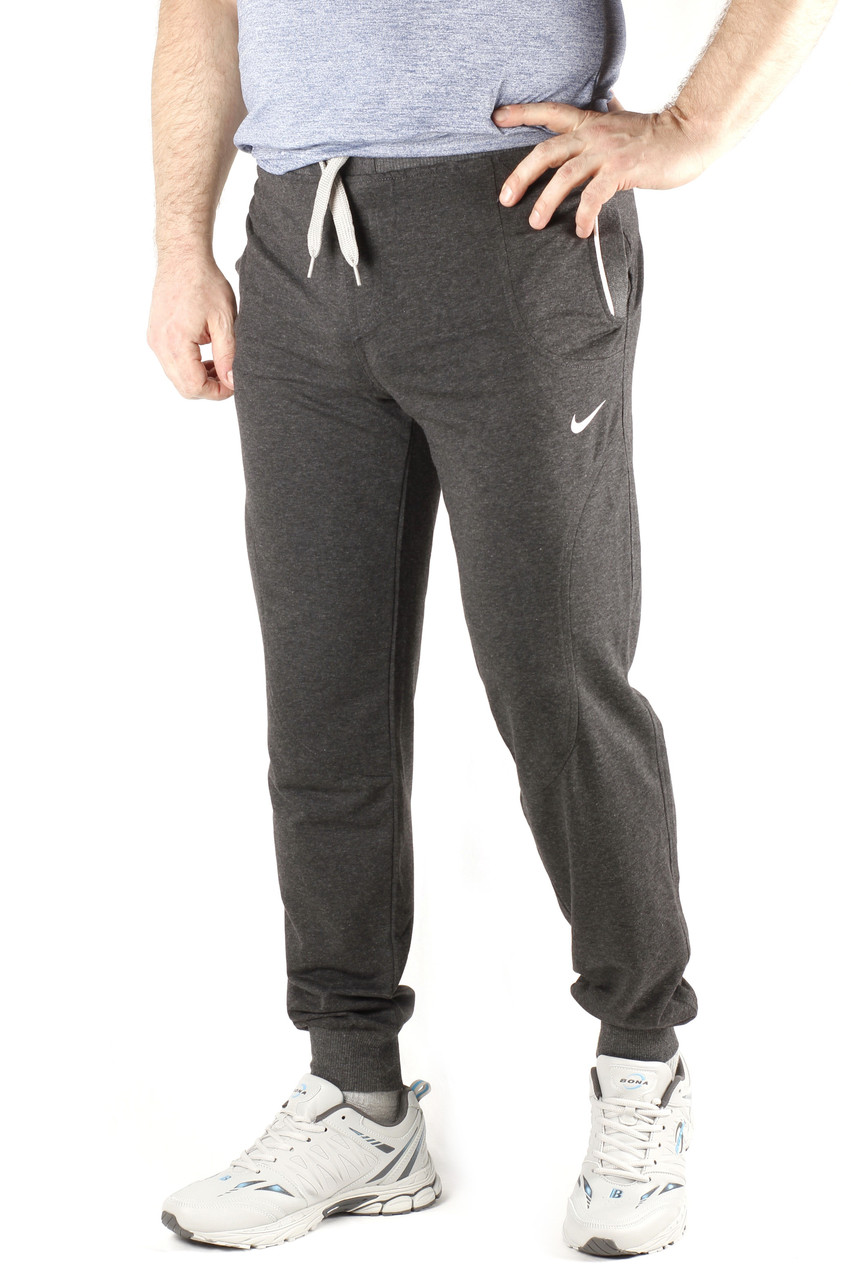 Штани спортивні трикотажні сірі Розміри L (50/52)