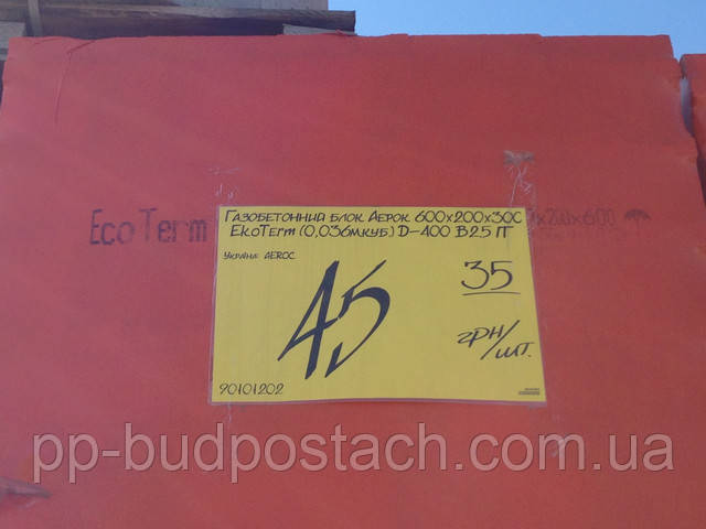 Ціни на газобетон в Епіцентрі