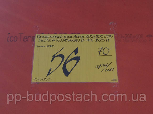 Ціни на газобетон в Епіцентрі