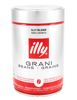 Кава в зернах illy Grani 250 г. ж/б.