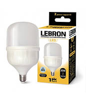 LED лампа LEBRON L-А100, 30W, Е27, 6500K, 2700LM, кут 240°