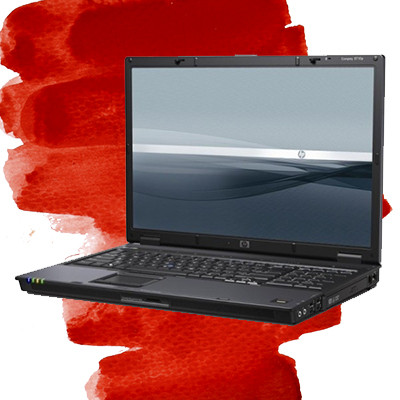 Ноутбук HP Compaq 8710p 17.3" (Core2Duo 2.2 ГГц, 4 ГБ ОЗП, DVD-RW, Windows 7)