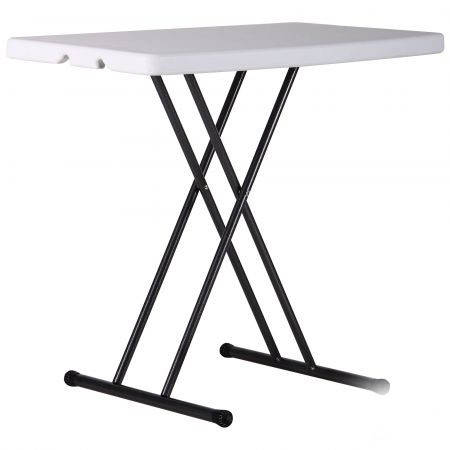 Уличный белый стол раскладной пластиковый Грув 76*50*42.5-70 на ...