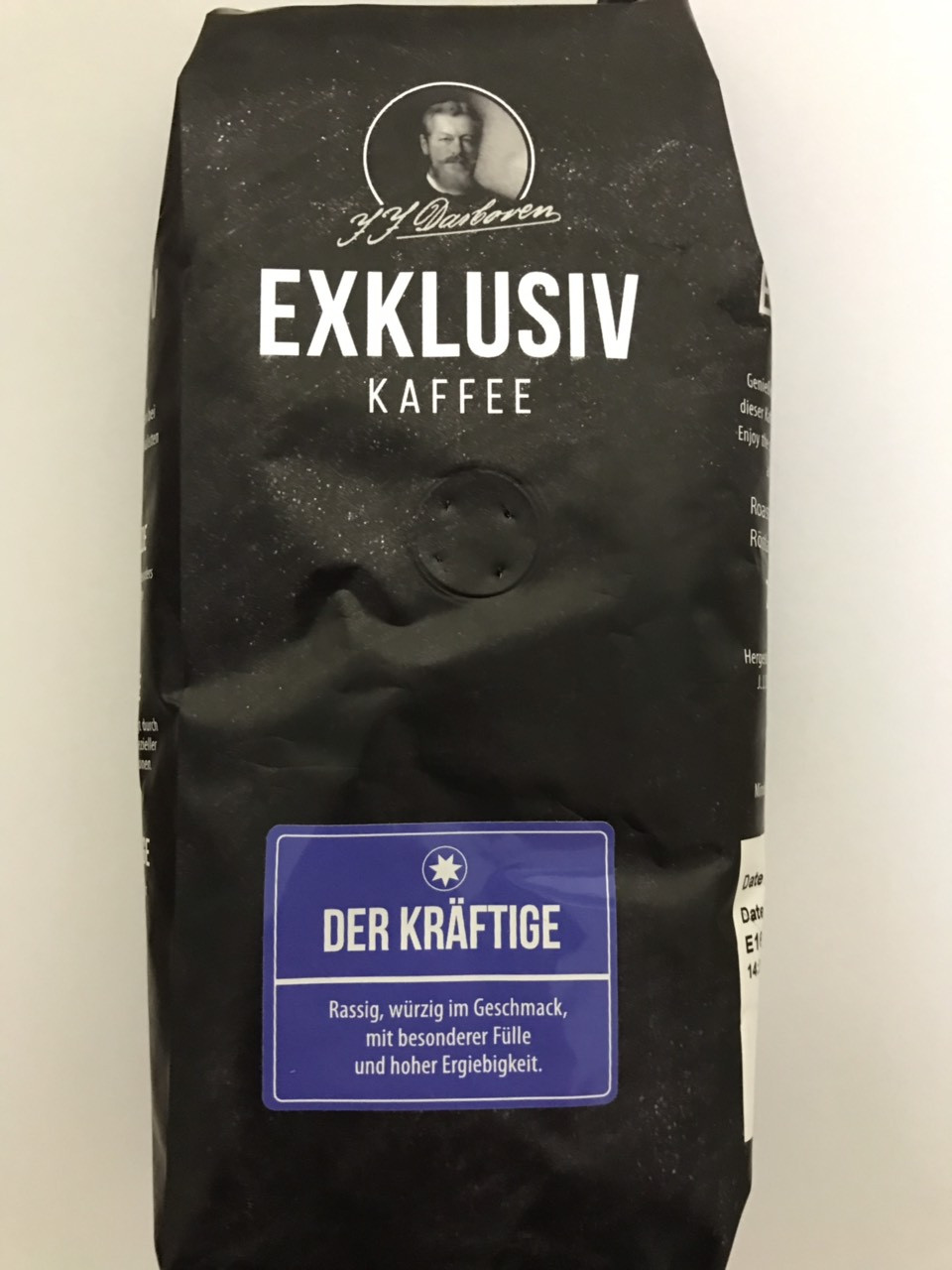 Кава в зернах міцний Darboven Exklusiv kaffee der Kraftige 250 гр., фото 1