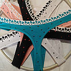 Стрінги Бавовняні В Сердечко Мікс 12шт (2196), фото 2