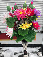 Штучні квіти. Майстерна гілка лотос ( 110 см), фото 7