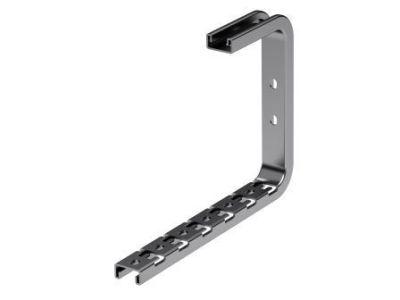 Легка стельова консоль для дротяного лотка підстава 200 мм, товщина 2 мм DKC