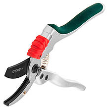 Секатор садовий, алюмінієвий, з ковадлом