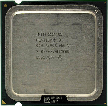 Процесор Intel Pentium D 920 2.80 GHz / 4M / 800 (SL94S) s775, tray