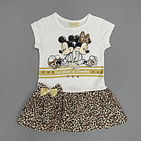 Летнее платье Mickey&Minnie Mouse для девочки. 86, 92 см