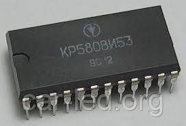 КР580ВИ53 (аналог Intel i8253) трехканальный программируемый таймер. DIP24 - фото 1 - id-p85672364