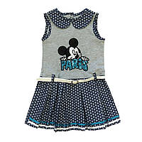 Летнее платье Mickey Mouse для девочки. 92, 104, 110 см