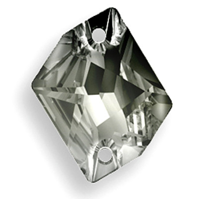 Камені Сваровські пришивні 3265 Black Diamond