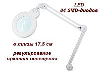 Косметологическая Лампа-лупа мод. 9006-D LED (3D / 5D) с регулировкой яркости света 3D (диоптрии)