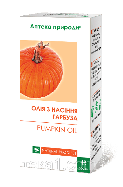 Масло гарбуза (Дана Я, 200 мл)-натуральний препарат для печінки