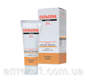 Паста Сульсена (75 мл, Україна) 2% профілактична проти лупи, фото 1