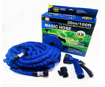 Шланг поливальний розтягувальний X HOSE 30m 100FT Steel/2063 (40)