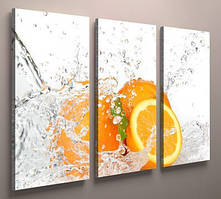Модульна картина для кухні апельсини 90х60