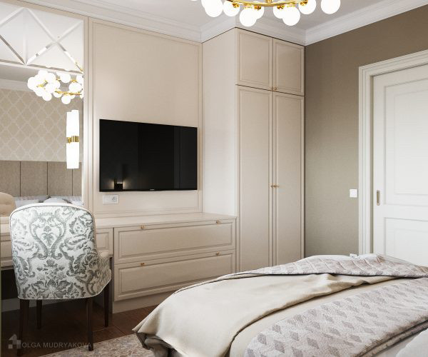 Шкаф в спальню в стиле современная классика. Новинка 2019 по выгодным ...