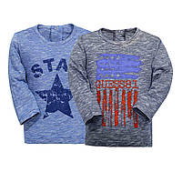 Легка зручна кофта з довгим рукавом весна осінь 74, блакитний зірка