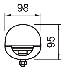 Габариты NICE WG3524HS