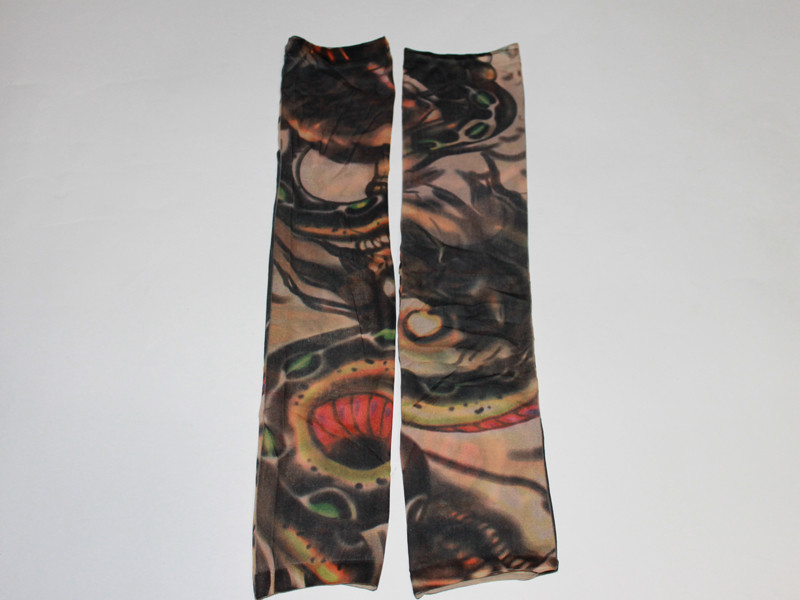 Тату Рукава з Драконом Змія