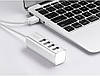 Концентратор USB Hub Hoco HB1 на 4 USB порту - Silver, фото 3