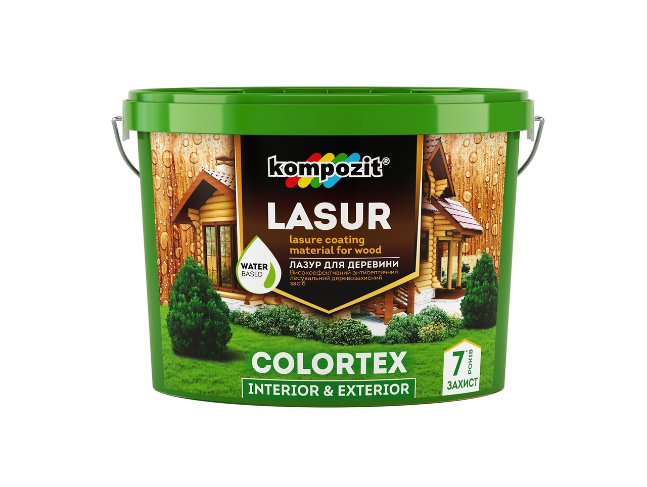 Лазур для дерева Kompozit COLORTEX Безбарвний 10 л